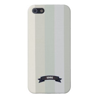Grey Soft Color Stripe Pattern iPhone 5 Case