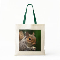 Grey Squirrel Tote Bag