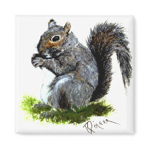 Grey Squirrel magnet