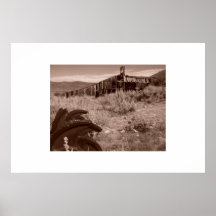 Grey Stamp Mill; Bodie Print