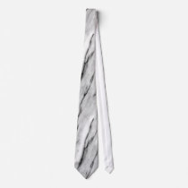 Grey Striped Marble Tie