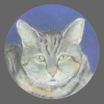 Grey Tabby Sticker stickers