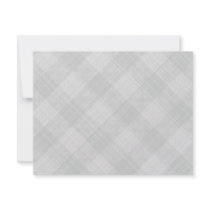 grey table cloth personalized invite