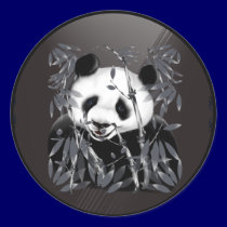 Grey Tone Panda Stickers stickers