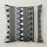 Grey Tribal inspired Pillow