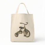 Grey Tricycle Canvas Bag