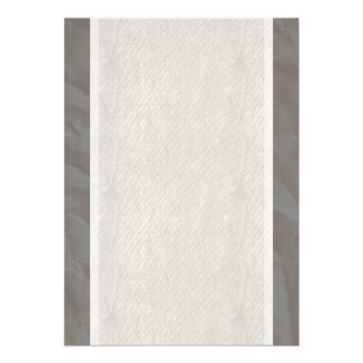 Grey Vintage Bow & Linen Wedding Invitations