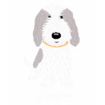 Grey & White PBGV Tshirt