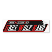 Grey Wolf Band Bumper Sticker bumper stickers