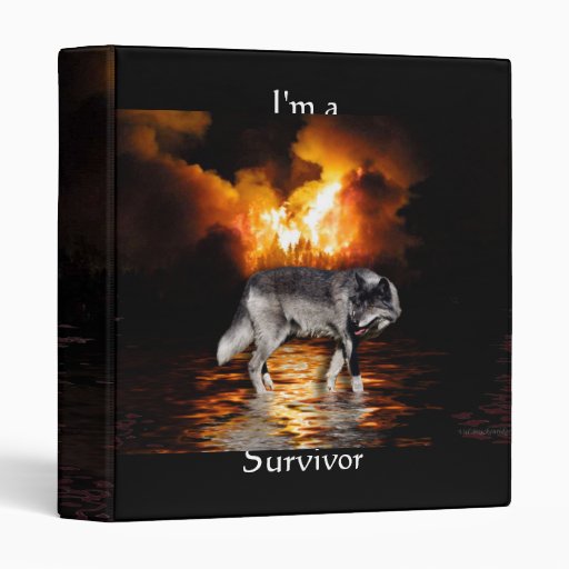 Grey Wolf Binder