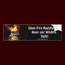 Grey Wolf Bumpersticker