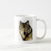 Grey Wolf Coffee Mugs