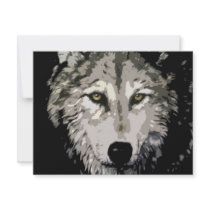 Grey Wolf invitations by hizli_art Grey Wolf invitations
