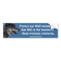Grey Wolf Motivational Gifts Bumper Stickers