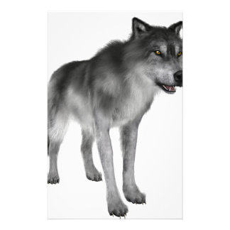 Wolf Stationery | Zazzle