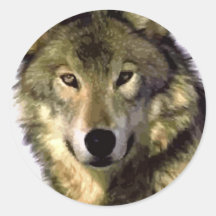 Grey Wolf Stickers
