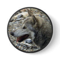 Grey Wolf Wildlife-lover Collector Badge Buttons