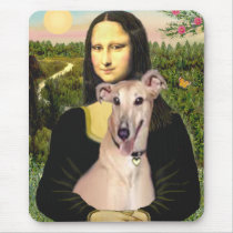 Greyhound 2 - Mona Lisa mousepads by masterpiecedogs Greyhound 2 - Mona Lisa mousepads
