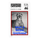 Greyhound Adoption Awareness Stamp by cleanswim Greyhound Adoption Awareness Stamp