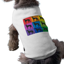 Greyhound Art Doggy T-Shirt pet clothing by ShinScape Greyhound Art Doggy T-Shirt pet clothing