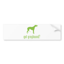 Greyhound bumper stickers by Pawdboy Greyhound bumper stickers