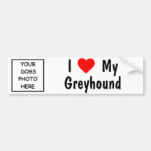 Greyhound Bumper Stickers
