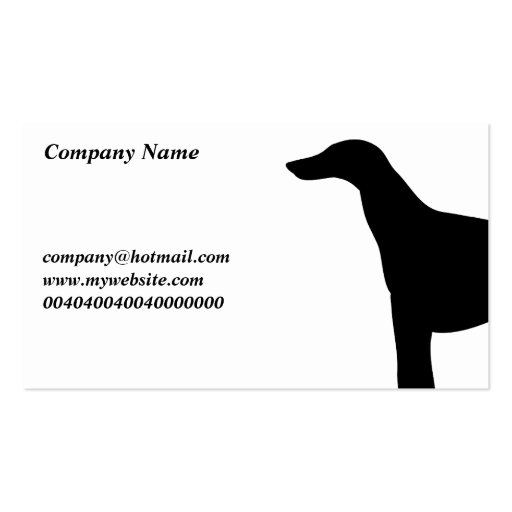 Greyhound, Business Cards