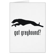 Greyhound Greeting Card
