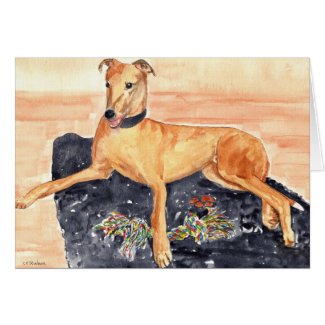 Greyhound Card card