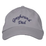 Greyhound Dad Embroidered Baseball Cap