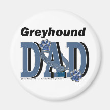 Greyhound Dad Fridge Magnets