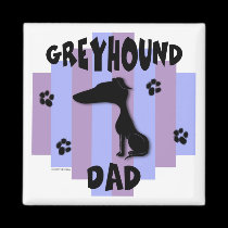 Greyhound Dad Magnet magnets