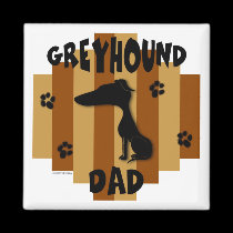 Greyhound Dad Magnet magnets