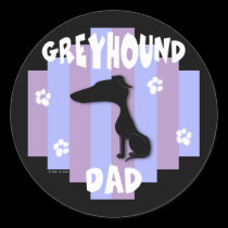 Greyhound Dad Stickers stickers