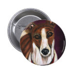 Greyhound Dog Art - Royalty Pins