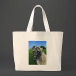 Greyhound Dog Art - Teddy Canvas Bags