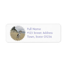 Greyhound Dog Mailing Label