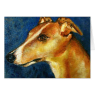 Greyhound Dog Portrait Cards