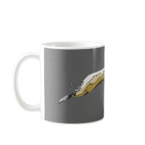 GREYHOUND DOG RACE RUN COFFEE MUGS