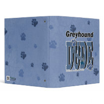 Greyhound DUDE 3 Ring Binder