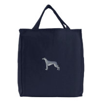 Greyhound embroidered bags