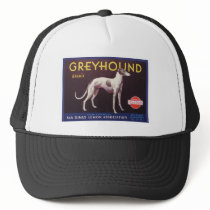 Greyhound Fruit Crate Label Hats