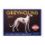 vintage, fruit, crate, label, greyhound,