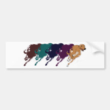 Greyhound Gear Bumper Sticker