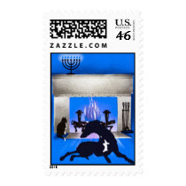 Greyhound Hanukkah Stamps