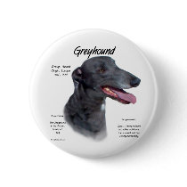 Greyhound History Design Pinback Button