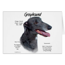 Greyhound History Design Greeting Card
