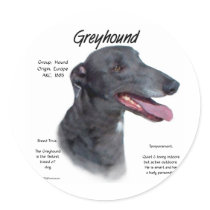 Greyhound History Design stickers