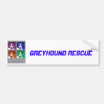 Greyhound Homage to Warhol Bumper Stickers