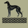 Greyhound in Black and White